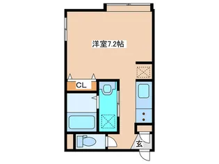 Convient新琴似【3階】の間取り