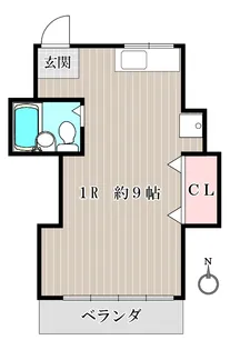 メゾンハルミ【2階】の間取り