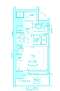 RELUXIA横濱反町【6階】の間取り