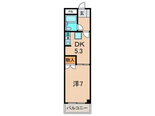 西網マンション パート3【4階】の間取り