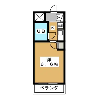 デトム・ワン御所南【4階】の間取り