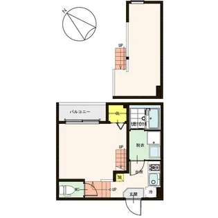 アリオ宮城野原【2階】の間取り
