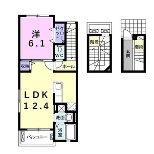 エレガントII【3階】の間取り