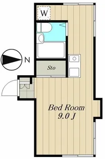 リヨン代沢【2階】の間取り