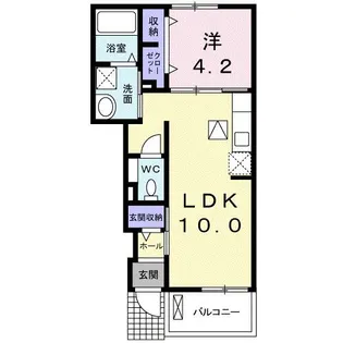 アダージォ【1階】の間取り