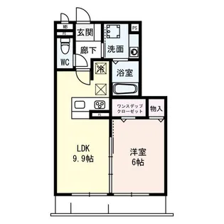 Four Seasons御厨【2階】の間取り