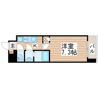 HF仙台本町レジデンス【6階】の間取り