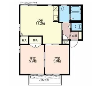Dolce新川【2階】の間取り