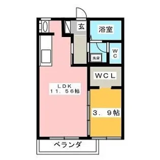 フォーブルいずみA・B棟【2階】の間取り