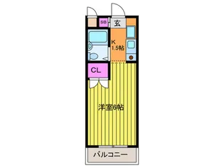 シンプルライフB棟【3階】の間取り