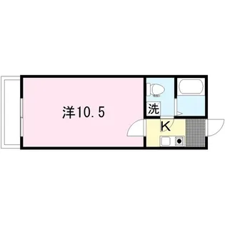 クレストハイツ【2階】の間取り