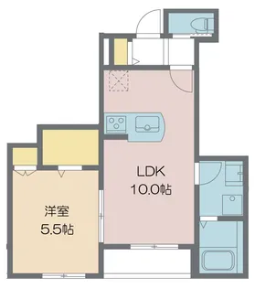 ドミール西川口【1階】の間取り