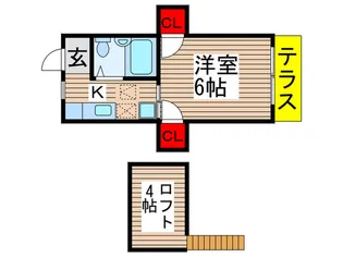 パ-クハイム【1階】の間取り