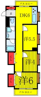 メゾン島田【1階】の間取り