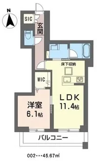 ソムニア【3階】の間取り