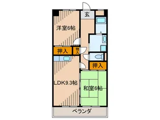 レガシー塚口【4階】の間取り
