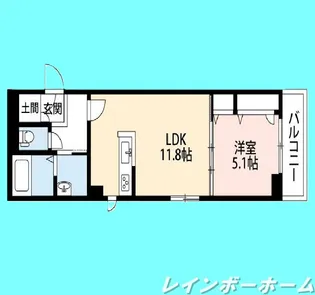 EXCELLMAISON MATSUDO【2階】の間取り