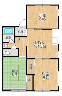 帯山ローズハイム【1階】の間取り