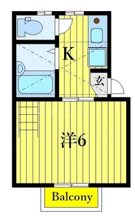 タウンカテッジ瑞江【2階】の間取り