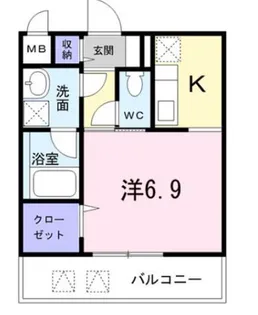 アーバンフォレスト【2階】の間取り