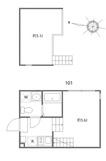 ハーモニーテラス青井XIII【1階】の間取り