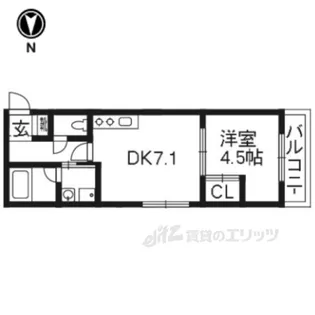 ブランドールO&N【3階】の間取り