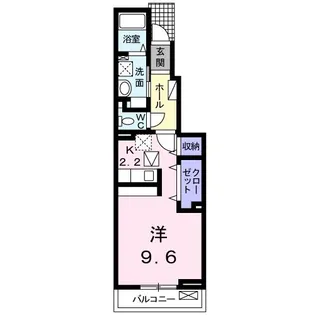 フラン・ベルII(奈良市)【1階】の間取り