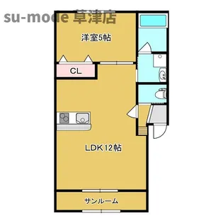 CAくるみ【1階】の間取り