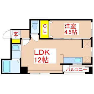 BellShams【3階】の間取り