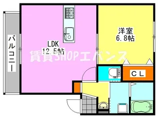 レガロ前原Shiki【1階】の間取り