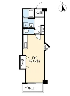 URアミティ学園西町【2階】の間取り