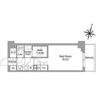 コンフォリア・リヴ南六郷【1階】の間取り