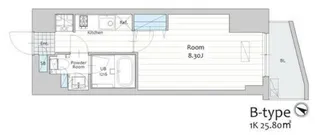 アンソレイユ西日暮里【3階】の間取り