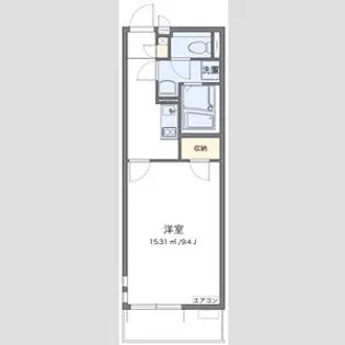 クレイノドミール青梅【3階】の間取り