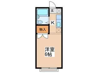 サンライフマンション【1階】の間取り
