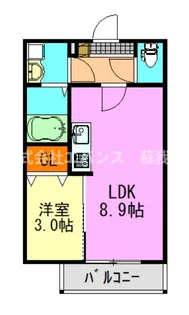 ジーメゾン千葉村田町エベッラ【1階】の間取り