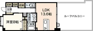 メディオコート大手町【3階】の間取り