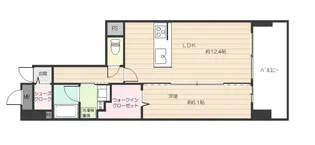 グランフォーレ天文館プライム【7階】の間取り