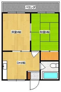 丸平マンション【4階】の間取り