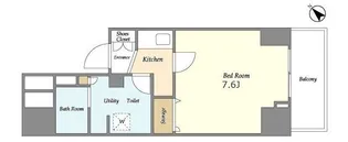 プレール・ドゥーク南千住【14階】の間取り