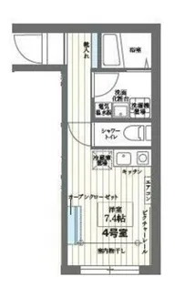 COCOCUBE矢口渡【2階】の間取り