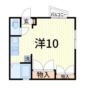メゾン幸【1階】の間取り