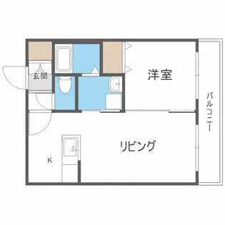 FONS発寒南【3階】の間取り