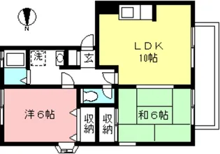 フレマリール桜ケ丘A【1階】の間取り