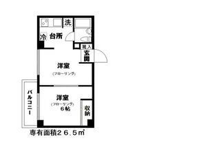 コートハウス高井戸【1階】の間取り