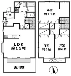 パーク・サイド櫻並木の間取り