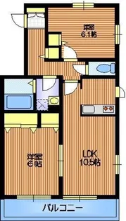 ドミール千束【2階】の間取り