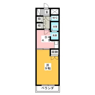 ベルカルムS【2階】の間取り