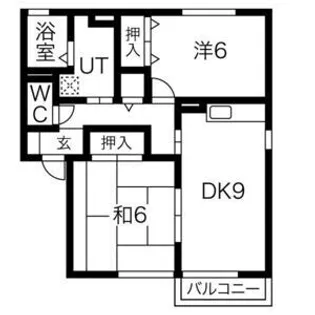 サニーヒルズN B棟【1階】の間取り