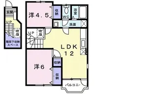 プラッツB【2階】の間取り
